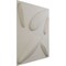 Ekena Millwork 19 5/8in. W x 19 5/8in. H Petal EnduraWall Decorative 3D Wall Panel Covers 2.67 Sq. Ft. WP20X20PLGBW - alternate 6